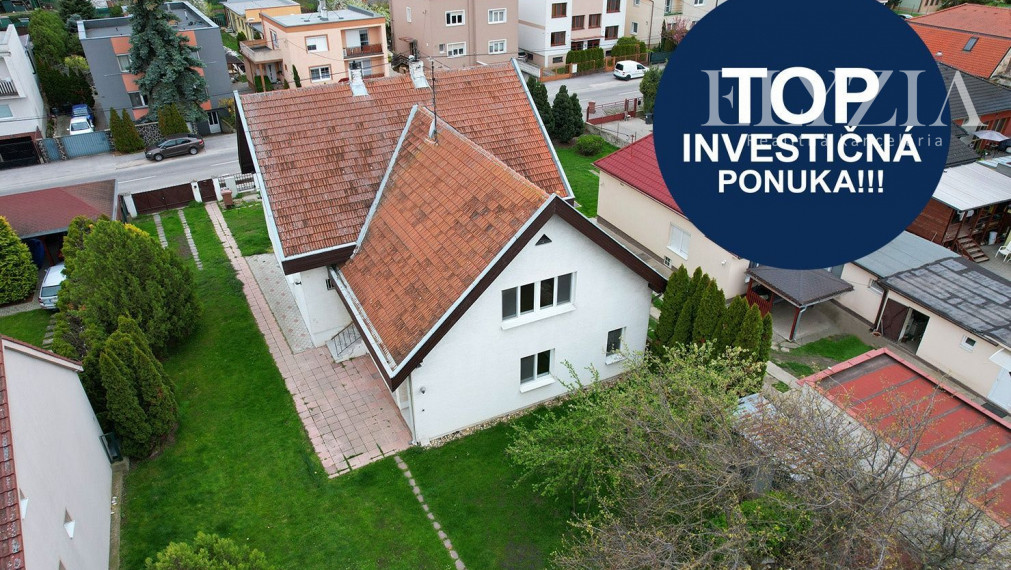 ELYZIA I PREDAJ RD 420 m2, pozemok 1392 m2, BA II, Podunajské Biskupice