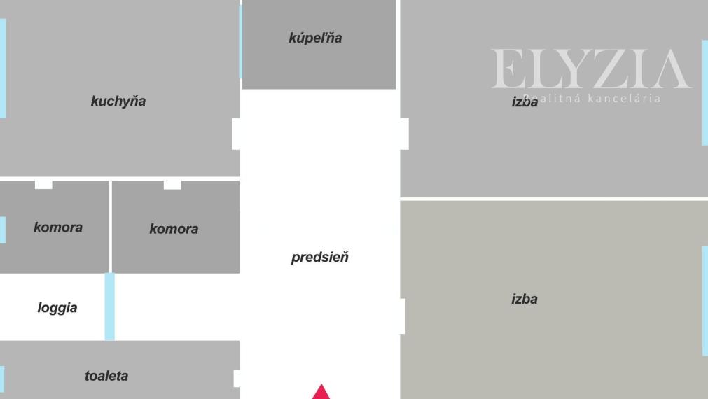 ............. PREDANÝ............. ELYZIA I PREDAJ PRIESTRANNÝ 2 IZB. BYT S LOGGIOU (97 m2), úžasná atmosféra, Račianska ul., Bratislava