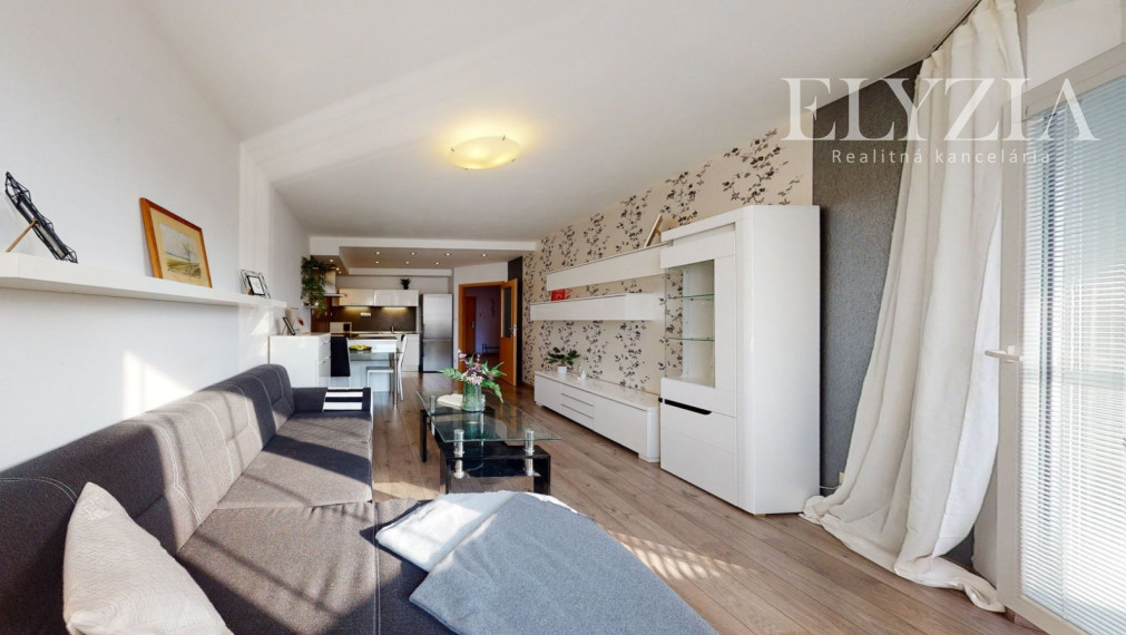 ELYZIA I PRENÁJOM 2 IZB. BYT 60 m2 S loggiou, pivnicou a parkovaním, ul Jégeho, Bratislava II