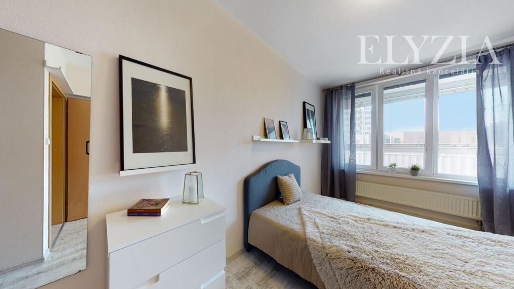 ELYZIA I PRENÁJOM 2 IZB. BYT 60 m2 S loggiou, pivnicou a parkovaním, ul Jégeho, Bratislava II