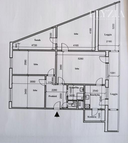 Predaj 4-IZBOVÝ BYT + šatník, terasa, loggia, 109,18 m²,  | KARLOVA VES – Novackého